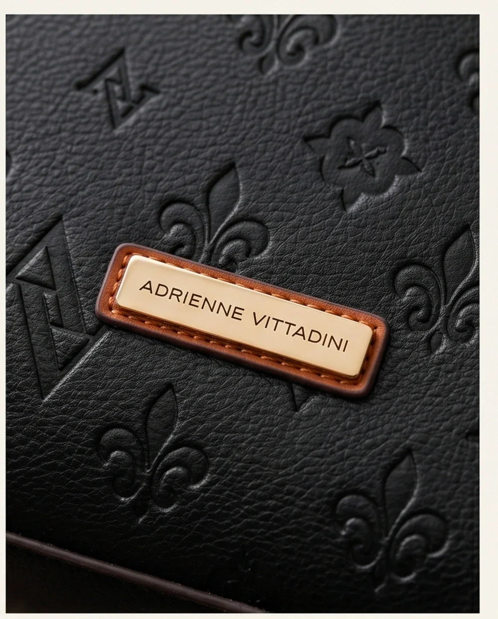 No.13 Adrienne Vittadini The Marseille Signature Collection Satchel